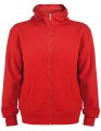 Heren Hoodie met rits Montblanc Roly CQ6421 Rood